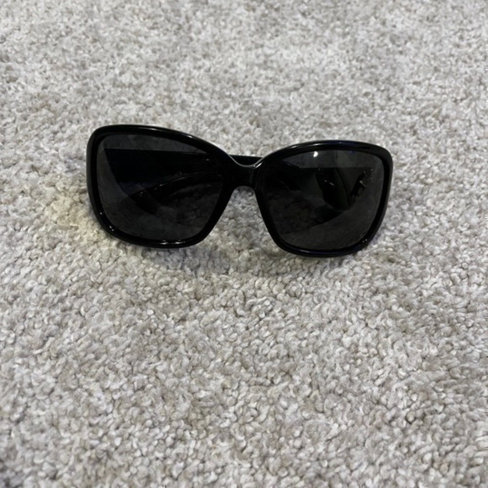 Marc By Marc Jacobs Square Rounded Rectangular Oversized Dark Black Sunglasses